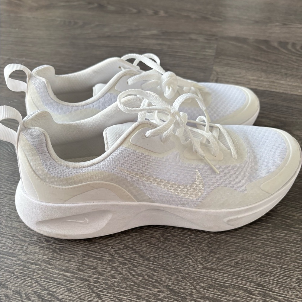 Nike Women's White Mesh Sneakers